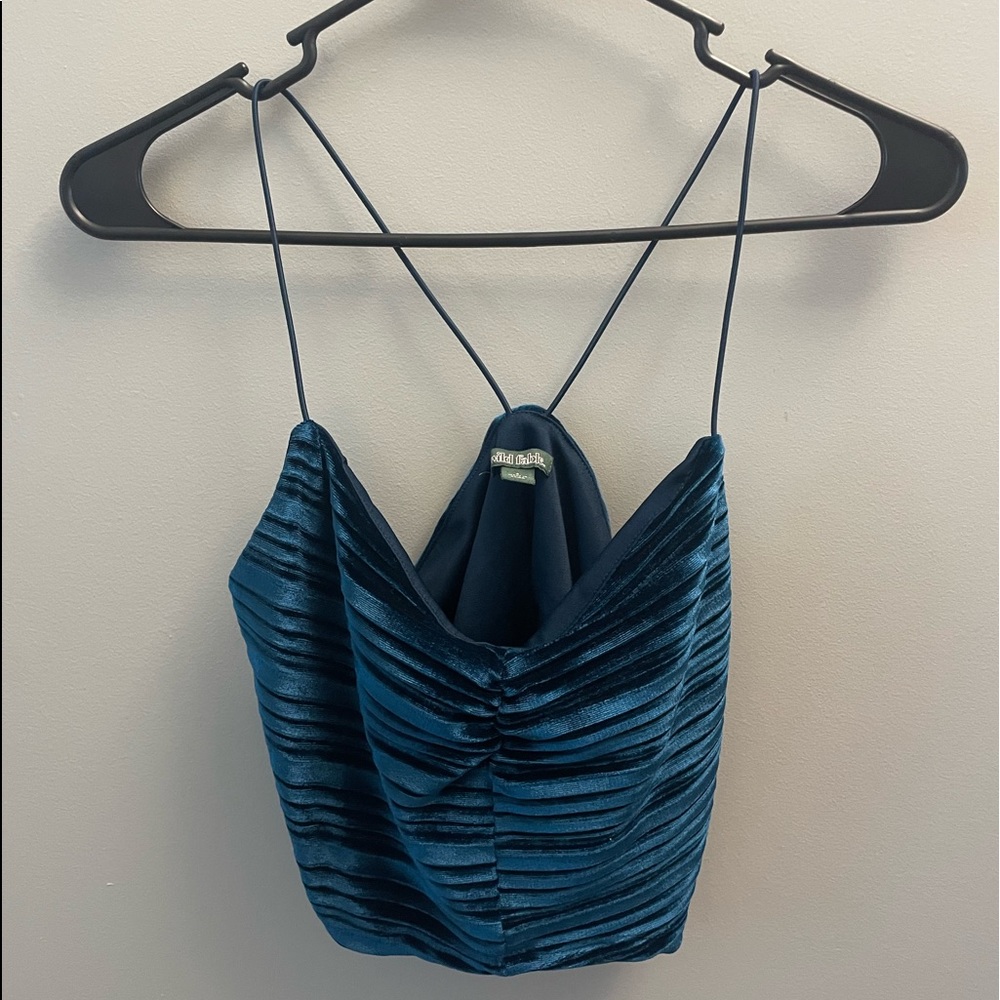blue velvet wild fable top